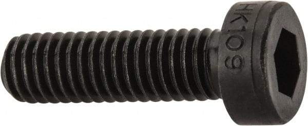 Holo-Krome - M6x1.00 Metric Coarse Hex Socket Drive, Low Socket Cap Screw - Grade 10.9 Alloy Steel, Black Oxide Finish, Fully Threaded, 20mm Length Under Head - Apex Tool & Supply