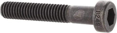Holo-Krome - M6x1.00 Metric Coarse Hex Socket Drive, Low Socket Cap Screw - Grade 10.9 Alloy Steel, Black Oxide Finish, Partially Threaded, 35mm Length Under Head - Apex Tool & Supply