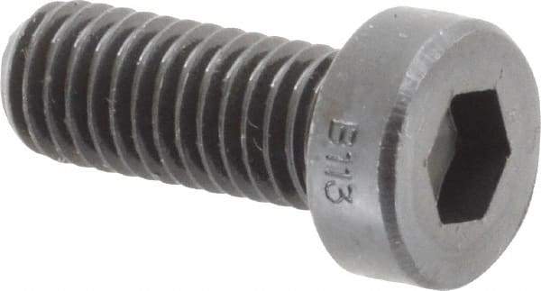 Holo-Krome - M8x1.25 Metric Coarse Hex Socket Drive, Low Socket Cap Screw - Grade 10.9 Alloy Steel, Black Oxide Finish, Fully Threaded, 20mm Length Under Head - Apex Tool & Supply