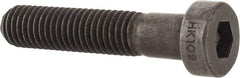 Holo-Krome - M8x1.25 Metric Coarse Hex Socket Drive, Low Socket Cap Screw - Grade 10.9 Alloy Steel, Black Oxide Finish, Partially Threaded, 40mm Length Under Head - Apex Tool & Supply