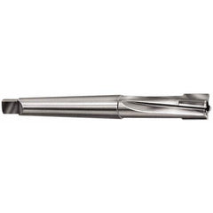 Made in USA - 9/16" Diam, 3 Flutes, Morse Taper Shank, Interchangeable Pilot Counterbore - Apex Tool & Supply