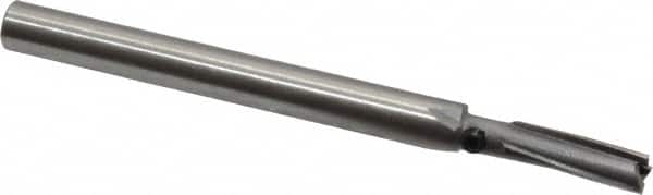 Made in USA - 3/16" Diam, 15/64" Shank, Diam, 3 Flutes, Straight Shank, Interchangeable Pilot Counterbore - Apex Tool & Supply