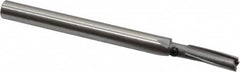 Made in USA - 3/16" Diam, 15/64" Shank, Diam, 3 Flutes, Straight Shank, Interchangeable Pilot Counterbore - Apex Tool & Supply