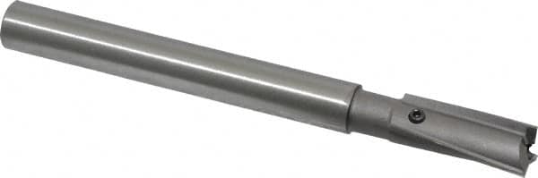 Made in USA - 13/32" Diam, 3/8" Shank, Diam, 3 Flutes, Straight Shank, Interchangeable Pilot Counterbore - Apex Tool & Supply
