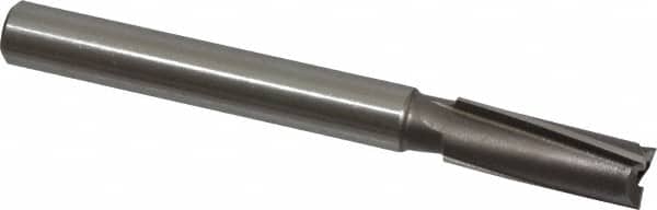 Made in USA - 15/32" Diam, 7/16" Shank, Diam, 3 Flutes, Straight Shank, Interchangeable Pilot Counterbore - Apex Tool & Supply
