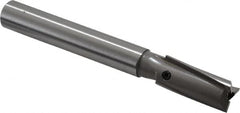 Made in USA - 9/16" Diam, 1/2" Shank, Diam, 3 Flutes, Straight Shank, Interchangeable Pilot Counterbore - Apex Tool & Supply
