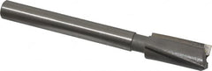 Made in USA - 3/4" Diam, 1/2" Shank, Diam, 3 Flutes, Straight Shank, Interchangeable Pilot Counterbore - Apex Tool & Supply