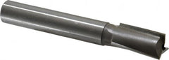 Made in USA - 7/8" Diam, 3/4" Shank, Diam, 3 Flutes, Straight Shank, Interchangeable Pilot Counterbore - Apex Tool & Supply