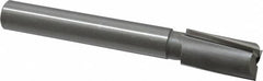 Made in USA - 31/32" Diam, 3/4" Shank, Diam, 3 Flutes, Straight Shank, Interchangeable Pilot Counterbore - Apex Tool & Supply