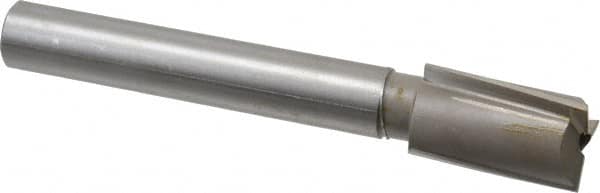 Made in USA - 1-1/16" Diam, 3/4" Shank, Diam, 3 Flutes, Straight Shank, Interchangeable Pilot Counterbore - Apex Tool & Supply