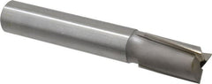 Made in USA - 1-1/8" Diam, 1" Shank, Diam, 3 Flutes, Straight Shank, Interchangeable Pilot Counterbore - Apex Tool & Supply