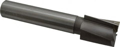 Made in USA - 1-3/4" Diam, 1-1/4" Shank, Diam, 5 Flutes, Straight Shank, Interchangeable Pilot Counterbore - Apex Tool & Supply