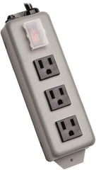 Tripp-Lite - 10 Outlets, 120 VAC15 Amps, 6' Cord, Power Outlet Strip - Keyhole, Tab Mount, 5-15 NEMA Configuration, 8-3/4" Strip - Apex Tool & Supply