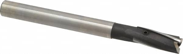 Value Collection - 13/32" Diam, 3/8" Shank, Diam, 3 Flutes, Straight Shank, Interchangeable Pilot Counterbore - Apex Tool & Supply