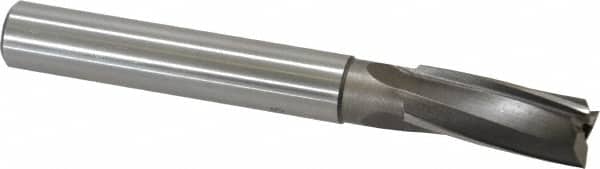 Value Collection - 17/32" Diam, 1/2" Shank, Diam, 3 Flutes, Straight Shank, Interchangeable Pilot Counterbore - Apex Tool & Supply