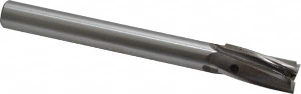 Value Collection - 19/32" Diam, 1/2" Shank, Diam, 3 Flutes, Straight Shank, Interchangeable Pilot Counterbore - Apex Tool & Supply