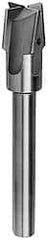 Value Collection - 17/32" Diam, 1/2" Shank, Diam, 4 Flutes, Straight Shank, Interchangeable Pilot Counterbore - Apex Tool & Supply
