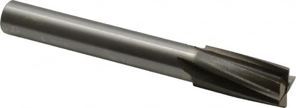 Value Collection - 19/32" Diam, 1/2" Shank, Diam, 4 Flutes, Straight Shank, Interchangeable Pilot Counterbore - Apex Tool & Supply