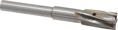 Value Collection - 25/32" Diam, 1/2" Shank, Diam, 4 Flutes, Straight Shank, Interchangeable Pilot Counterbore - Apex Tool & Supply