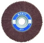 6 x 1 x 1" - 120 Grit - Aluminum Oxide - Non-Woven Flap Wheel - Apex Tool & Supply