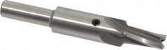 Value Collection - 1/4" Diam, 1/4" Shank, Diam, 4 Flutes, Straight Shank, Interchangeable Pilot Counterbore - Apex Tool & Supply