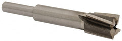 Value Collection - 17/32" Diam, 1/4" Shank, Diam, 4 Flutes, Straight Shank, Interchangeable Pilot Counterbore - Apex Tool & Supply
