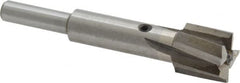 Value Collection - 9/16" Diam, 1/4" Shank, Diam, 4 Flutes, Straight Shank, Interchangeable Pilot Counterbore - Apex Tool & Supply