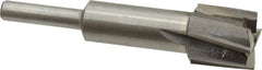 Value Collection - 23/32" Diam, 1/4" Shank, Diam, 4 Flutes, Straight Shank, Interchangeable Pilot Counterbore - Apex Tool & Supply