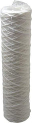 Parker - 2-1/2" OD, 1µ, Polyester String-Wound Cartridge Filter - 10" Long - Apex Tool & Supply