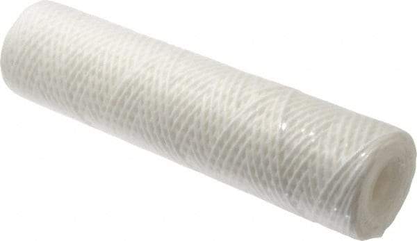Parker - 2-1/2" OD, 25µ, Polyester String-Wound Cartridge Filter - 10" Long - Apex Tool & Supply