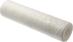 Parker - 2-1/2" OD, 25µ, Polyester String-Wound Cartridge Filter - 10" Long - Apex Tool & Supply