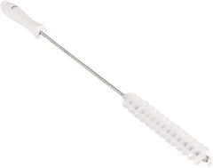 Vikan - 3/4" Diam Polyester Valve Brush - 19-5/8" OAL, 5-3/4" Head Length, Polypropylene & Stainless Steel Handle - Apex Tool & Supply