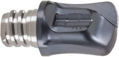 Iscar - MM FF Grade IC908 Carbide End Milling Tip Insert - TiAlN Finish, 2 Flutes, 10mm Cutting Diam, 0.6mm Depth of Cut, 12.5mm Extension, 0.079" Cnr Rad - Apex Tool & Supply