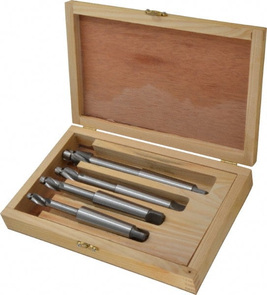 Value Collection - 1/4" to 1/2" Socket-Head Cap Screw Compatible, High Speed Steel, Solid Pilot Counterbore Set - Apex Tool & Supply