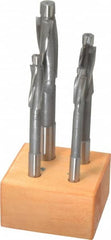 Value Collection - 1/4 to 1/2" Socket Head Cap Screw Compatible, High Speed Steel, Solid Pilot Counterbore Set - Apex Tool & Supply