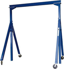 Vestil - 6,000 Lb Load Capacity, Steel Gantry Crane - 20' Span - Apex Tool & Supply