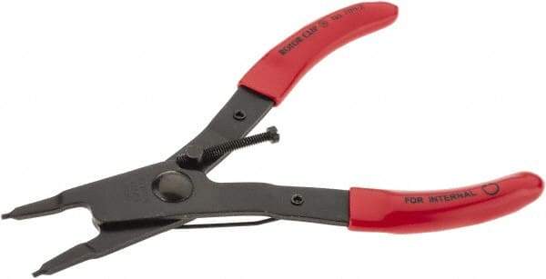 Rotor Clip - DHO Internal Retaining Ring Pliers - 5-1/2" OAL - Apex Tool & Supply