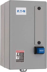 Eaton Cutler-Hammer - 240 Coil VAC, 18 Amp, NEMA Size 1, Nonreversible Enclosed Enclosure NEMA Motor Starter - 7-1/2 hp at 1 Phase, 1 Enclosure Rating - Apex Tool & Supply