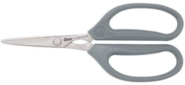 Clauss - 1-3/4" Length of Cut, Straight Pattern Multi-Purpose Snip - 6" OAL, ABS Handle - Apex Tool & Supply