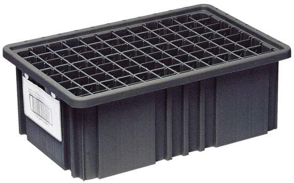 Quantum Storage - 8" Wide x 2" High, Clear Bin Label Holder - Use with Quantum Storage Systems - DG 91035CON, DG 92035CON, DG 93030CON - Apex Tool & Supply