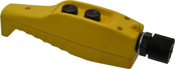 Hubbell Wiring Device-Kellems - 2 Operator, Mushroom Head Pendant Control Station - Up-Down (Legend), Momentary Switch, NO/NC Contact, NEMA 4X - Apex Tool & Supply