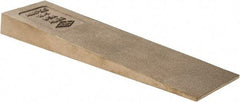 Ampco - 8" OAL Nonsparking Flange Wedge - 2" Wide x 3/4" High - Apex Tool & Supply