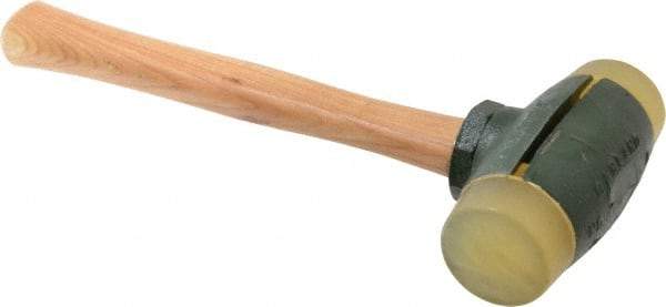 Garland - 4 Lb Head 2" Face Urethane Split Head Hammer - Wood Handle - Apex Tool & Supply