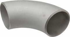 Merit Brass - 4" Grade 304L Stainless Steel Pipe 90° Long Radius Elbow - Butt Weld x Butt Weld End Connections - Apex Tool & Supply