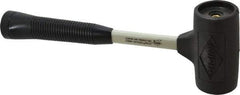 NUPLA - 32 oz Head 2" Face Diam Nonsparking Composite Dead Blow Hammer without Faces - 13" OAL, Fiberglass Handle - Apex Tool & Supply