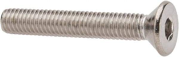 Value Collection - #10-32 UNF Hex Socket Drive, 82° Flat Screw - Grade 316 Stainless Steel, 1-1/4" OAL - Apex Tool & Supply