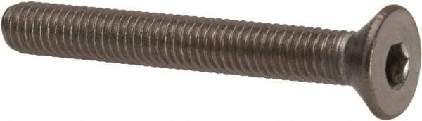 Value Collection - #10-32 UNF Hex Socket Drive, 82° Flat Screw - Grade 316 Stainless Steel, 1-1/2" OAL - Apex Tool & Supply