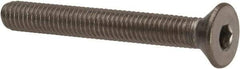 Value Collection - #10-32 UNF Hex Socket Drive, 82° Flat Screw - Grade 316 Stainless Steel, 1-1/2" OAL - Apex Tool & Supply