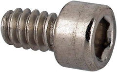 Value Collection - #4-40 UNC Hex Socket Drive, Socket Cap Screw - Grade 316 Stainless Steel, 3/16" Length Under Head - Apex Tool & Supply