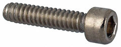 Value Collection - #4-40 UNC Hex Socket Drive, Socket Cap Screw - Grade 316 Stainless Steel, 1/2" Length Under Head - Apex Tool & Supply